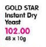 Gold Star Instant Dry Yeast - 48X10g