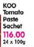 Koo Tomato Paste Sachet-24X100g