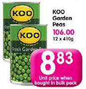Koo Garden Peas-410g Each