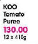 Koo Tomato Puree-12X410g