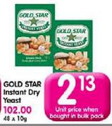 Gold Star Instant Dry Yeast -10g Each