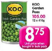 Koo Garden Peas-410gm Each