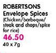 Robertsons Envelope Spices-40X7g