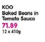 Koo Baked Beans In Tomato Sauce-12X410g