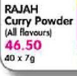 Rajah Curry Powder(All Flavours)-7g