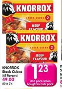 Knorrox Stock Cubes(All Flavours)-2's
