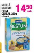 Nestle Nestum First Cereal Stage 1 - 250g Each