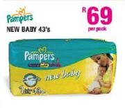 Pampers New Baby-43's Per Pack