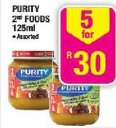 Purity 2nd Foods Assorted-5x125ml