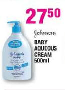 Johnson Baby Aqueous Cream-500ml