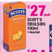 Scott's Emulsion Assorted-100ml Each