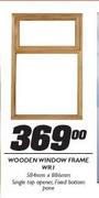Wooden Window Frame WRI-584mm x 886mm