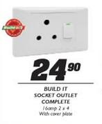 Built It Socket Outlet Complete