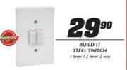 Build It Steel Switch 1/2 Lever 2 Way