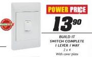 Power Price Built It Switch Complete 1 Lever 1 Way