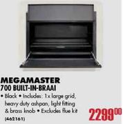 Megamaster 700 Built-in-Braai