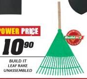 Build It Leaf Rake Unassembled