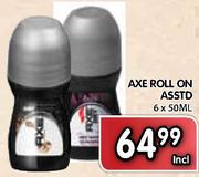 Axe Roll On-6x50ml