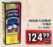 Wood C/Syrup Child-6x100ml