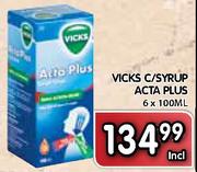 Vicks C/Syrup Acta Plus-6x100ml