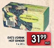 Eve's  I/Drink Hot Ginger-1x20's