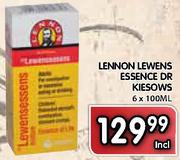 Lennon Lewens Essence DR Kiesows-6x100ml