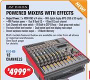 Dixon Powered Mixers With Effects 12 Channel(FX12-400)