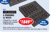 Dixon 4 Channel DJ Mixer With USB Slot (Mix 4)