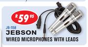 Jebson Wired Microphones With Leads (JB-1158)