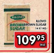Illovo Brown Sugar-14X1kg