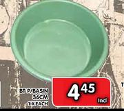 BT P/Basin 36cm-Each