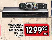  Multichoice Decoder & Smart Card 2 Tuner-1XEach