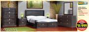 Exclusive 5-Piece Azolla Queen Bedroom Suite