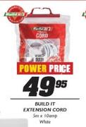 Build It Extension Cord-5mx10amp