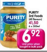 Purity 3rd Foods-6 x 200ml