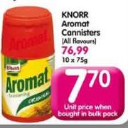Knorr Aromat Cannisters-10 x 75g