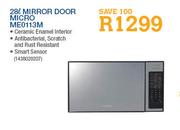 Samsung 28L Mirror Door Micro (ME0113M)-Each