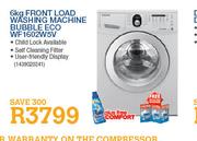 Samsung 6Kg Front Load Washing Machine Bubble Eco (WF1602W5V)-Each