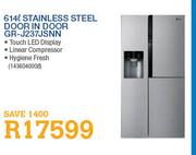 Lg 614L Stainless Steel Door In Door (GR-J237JSNN)-Each