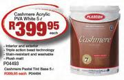 Cashmere Acrylic PVA White-5L Each