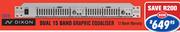 Dixon Dual 15 Band Graphic Equaliser(EQ215)