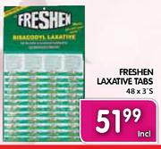 Freshen Laxative Tabs-48x3's