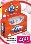Disprin Tabs Xtra Strength-52x2's