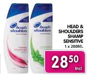 Head & Shoulders Shampoo Sensitive-1x200Ml