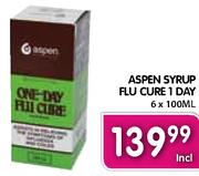 Aspen Syrup Flu Cure 1 Day-6x100Ml