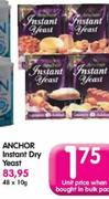 Anchor Instant Dry Yeast-48x10gm
