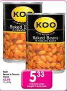 Koo Beans In Tomato Sauce-410g Each