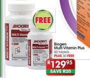 Biogen Multi Vitamin+ 60 Tablets+Free 30
