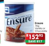 Ensure Vanilla Or Chocolate-1Kg