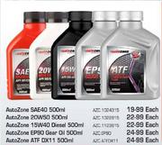 Auto Zone SAE40 500ml-Each